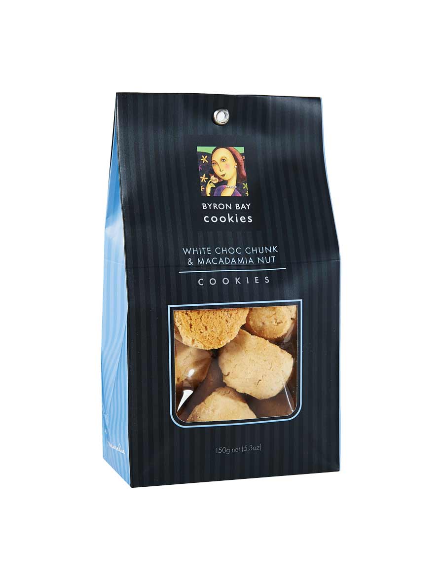 Byron Bay Cookies White Choc Chunk & Macadamia Nut 150g