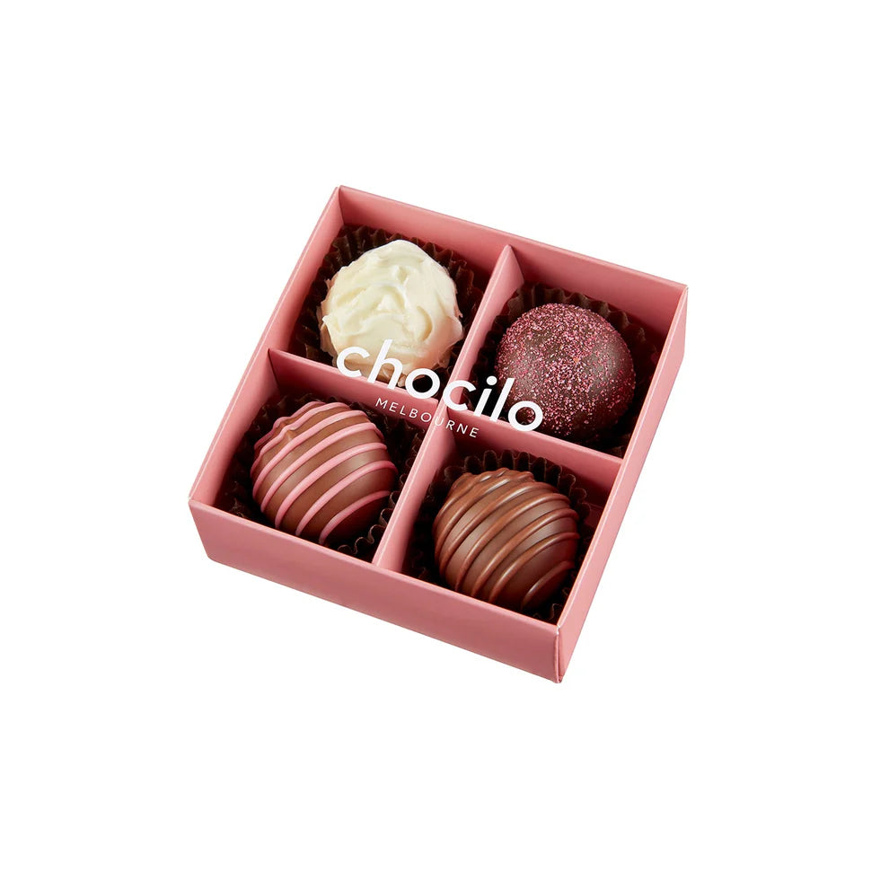Chocilo 4 Pack Truffle Chocolate Assortment - 50g