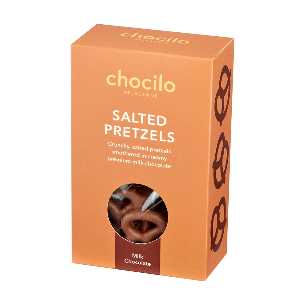 Chocilo Salted Pretzels in Milk Chocolate - 130g