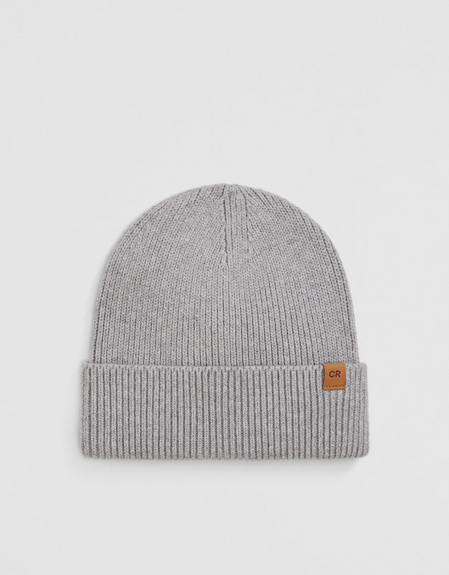 Country Road Grey Baby Beanie