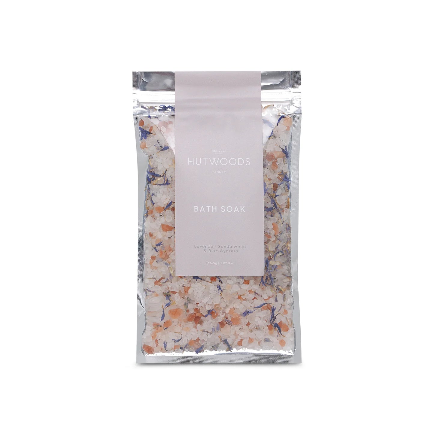 Hutwoods Lavender, Sandalwood & Blue Cypress Bath Soak Sachet