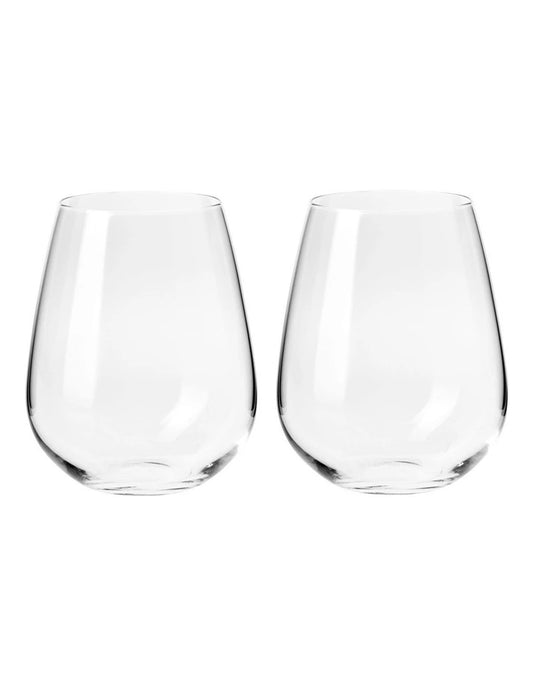 Krosno Duet Stemless Wine Glass 500ml Set of 2