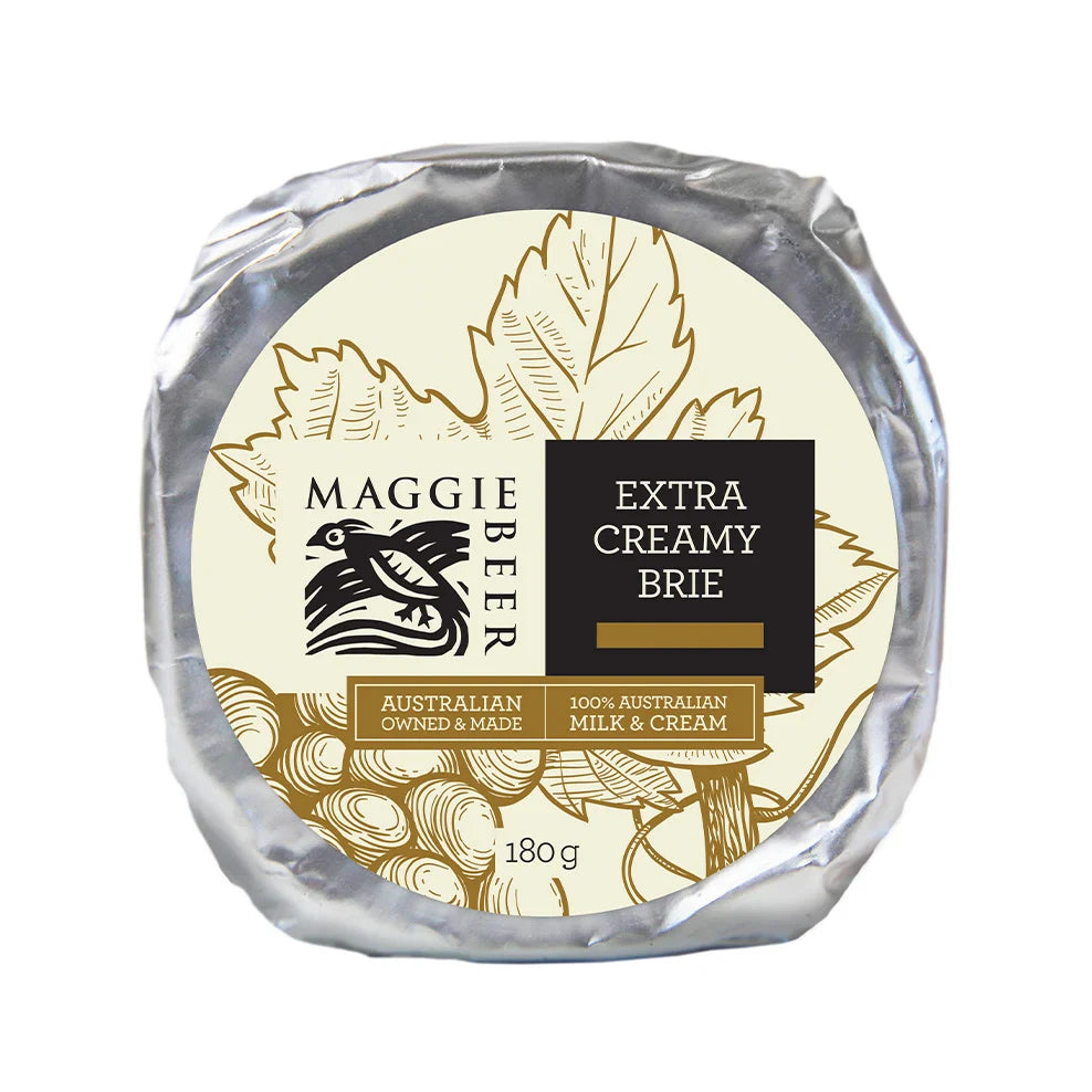Maggie Beer Extra Creamy Brie Cheese 180g | Port Macquarie Delivery Only