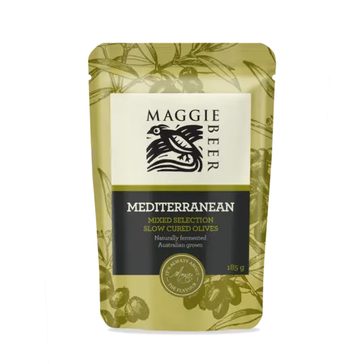 Maggie Beer Mediterranean Slow Cured Olives 185g | Port Macquarie Delivery Only
