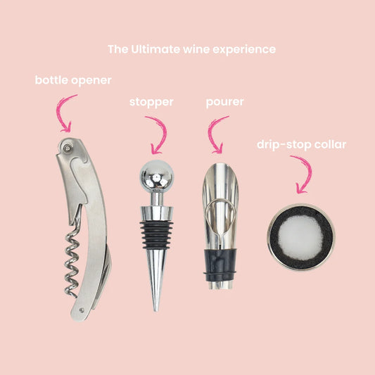 Wine Lover’s 4-Piece Gift Set