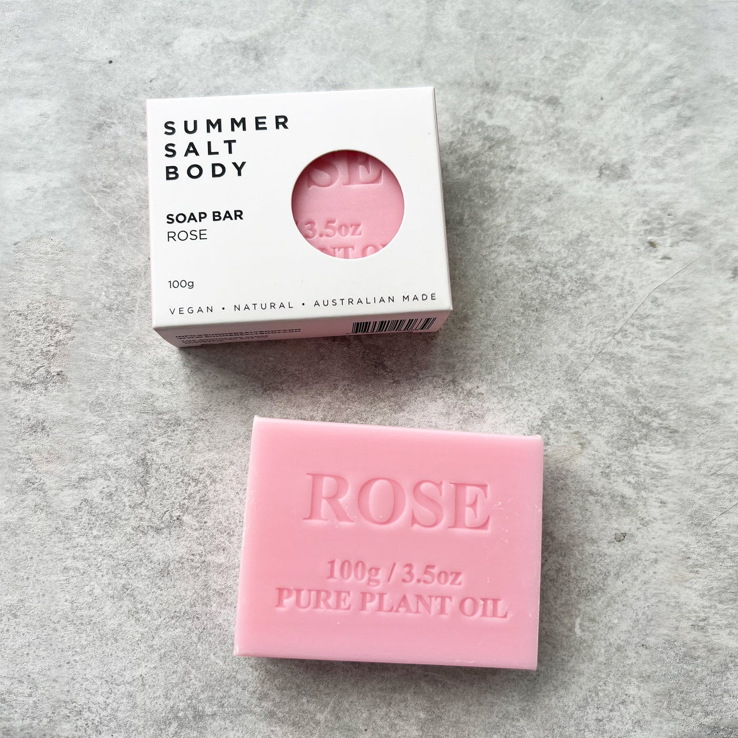 Summer Salt Body Rose Soap Bar – 100g