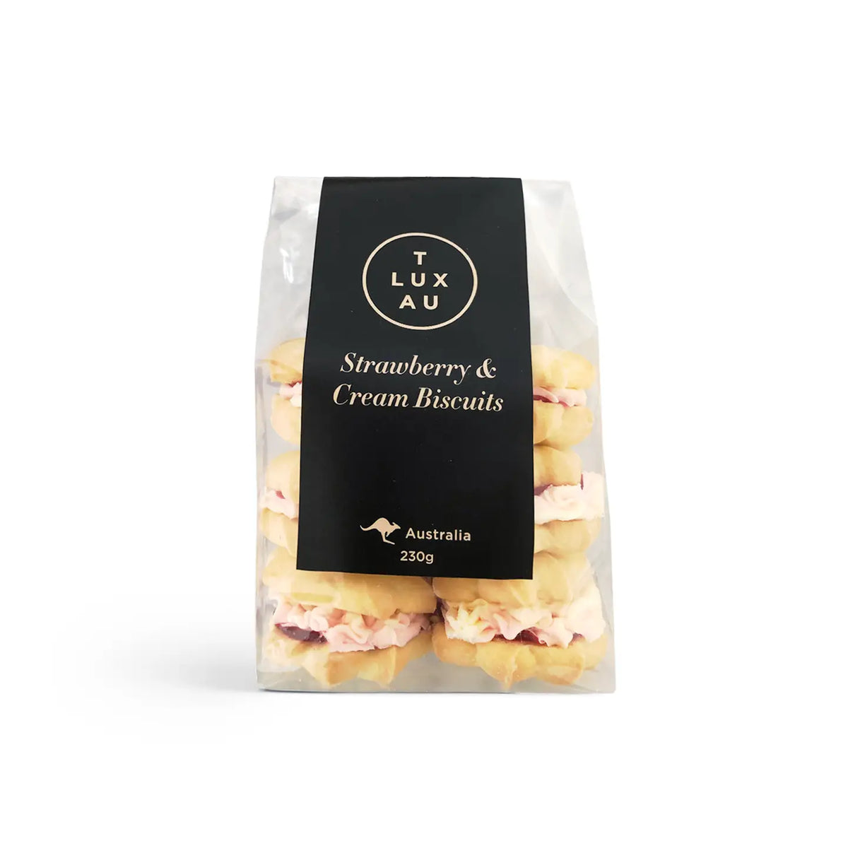 TLUXAU Strawberry & Cream Biscuits – 230g