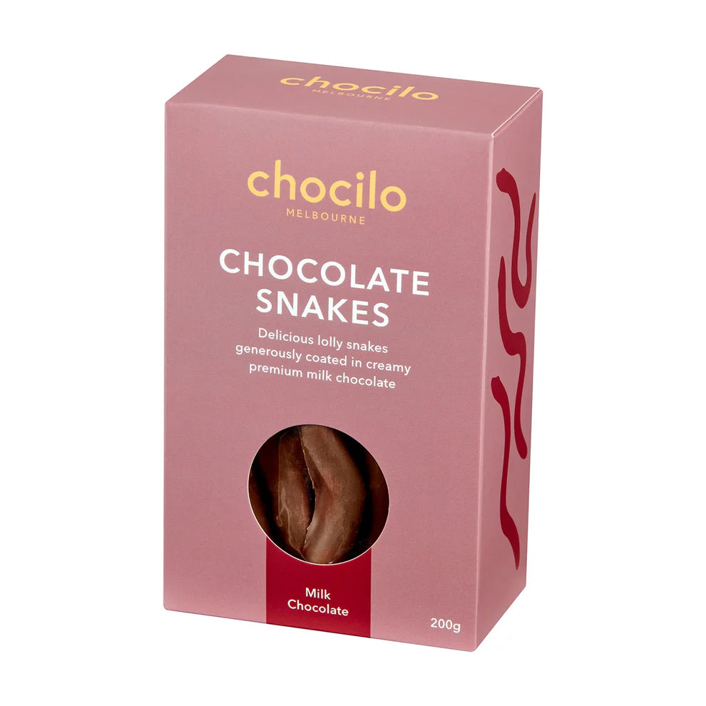 Chocilo Snakes in Milk Chocolate - 200g