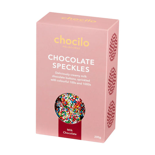 Chocilo Speckles in Milk Chocolate - 200g