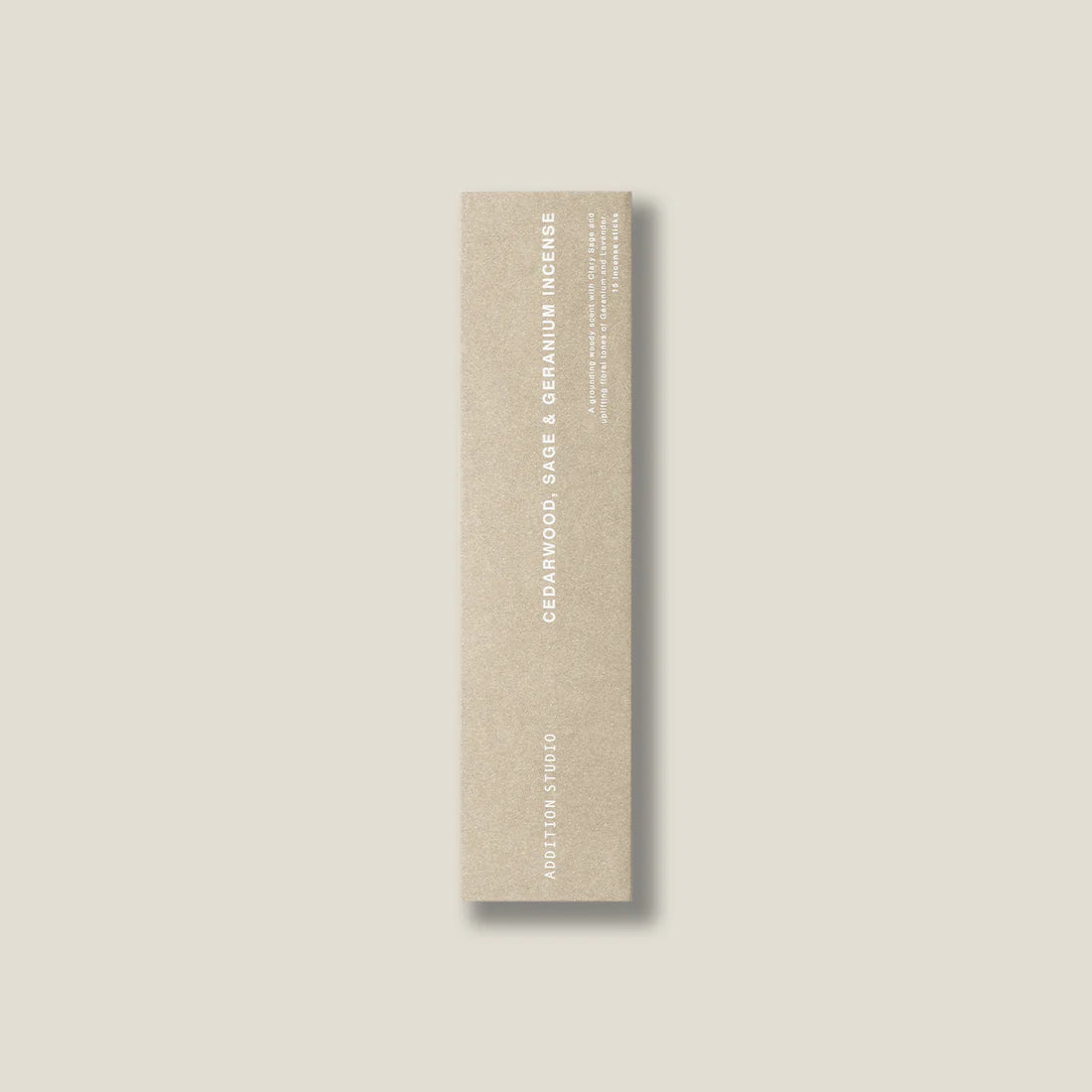 Addition Studio Cedarwood, Sage and Geranium Incense Refill Envelope