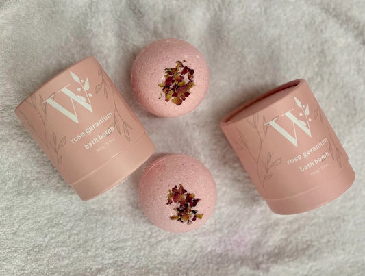 Bath Bomb | Rose Geranium