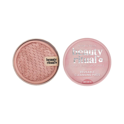 Luxury Waffle Cleansing Pads – Set of 4