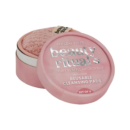 Luxury Waffle Cleansing Pads – Set of 4