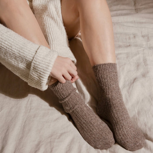 The Comfiest Socks | Light Choccy