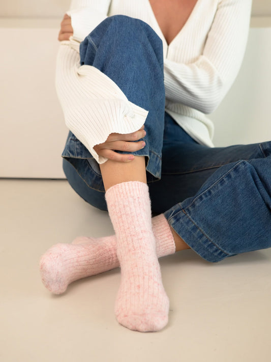 The Comfiest Socks | Blush Pink