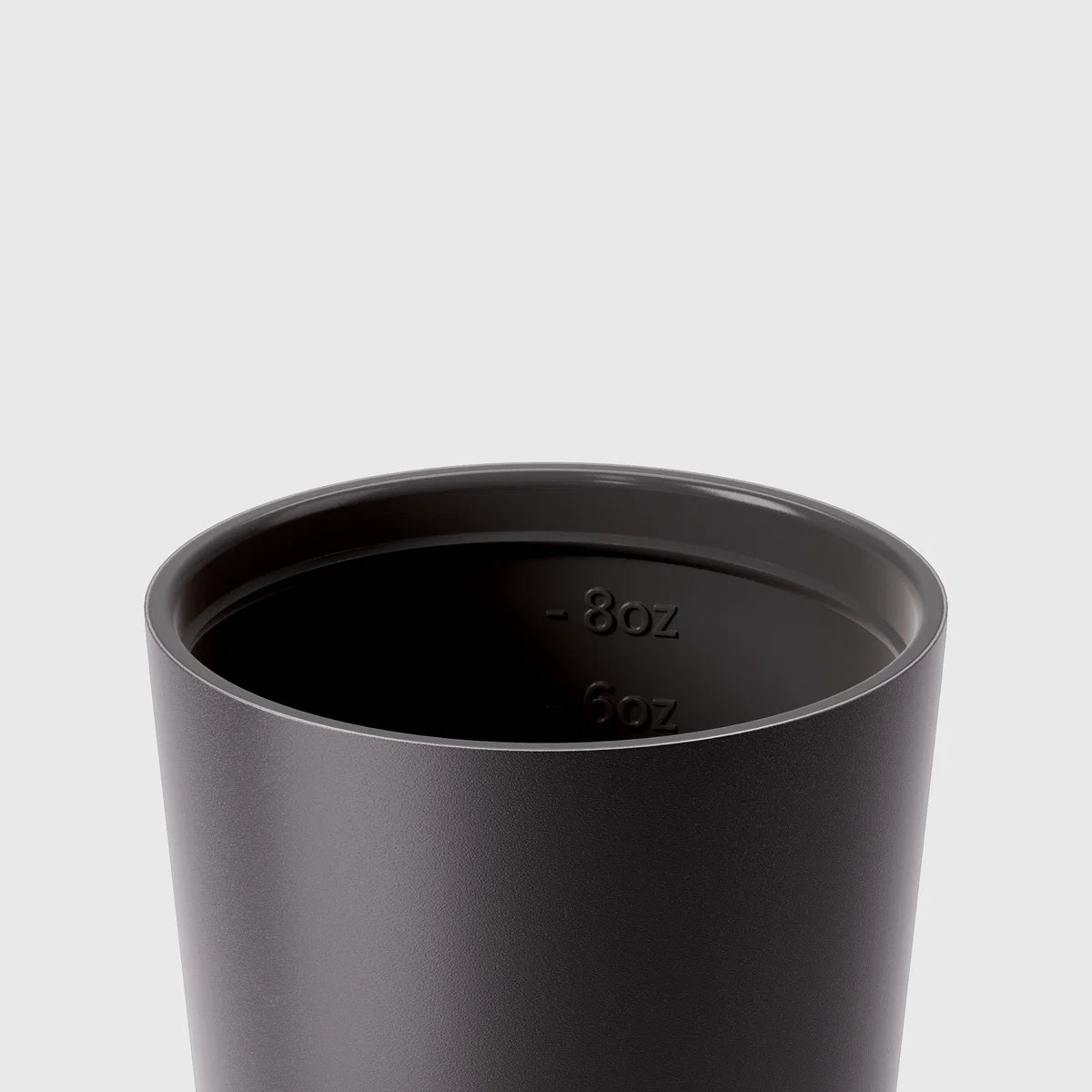 Fressko Bino 8oz Ceramic Reusable Cup | Coal