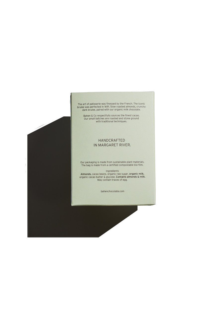 Bahen & Co Milk Chocolate Brûlée Almonds | 100g