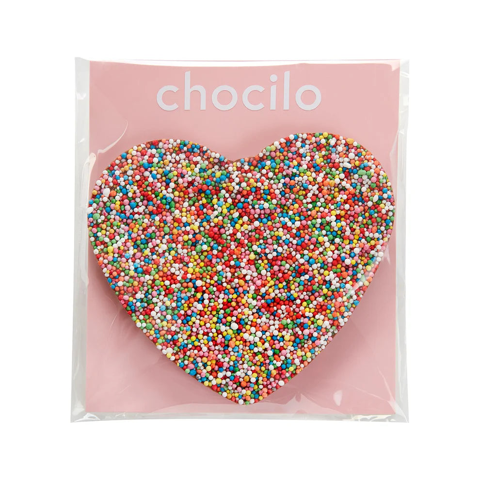 Chocilo Speckle Heart in Milk Chocolate - 75g