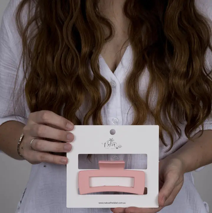 Matte Rectangle Claw Clip