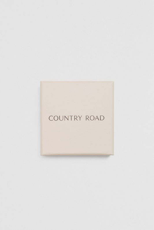 Country Road Silk Scrunchie Pack of 2 In Musk