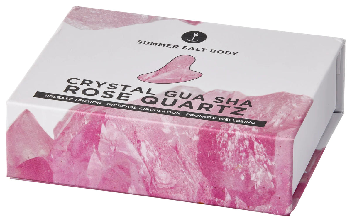 Summer Salt Body Rose Quartz Gua Sha