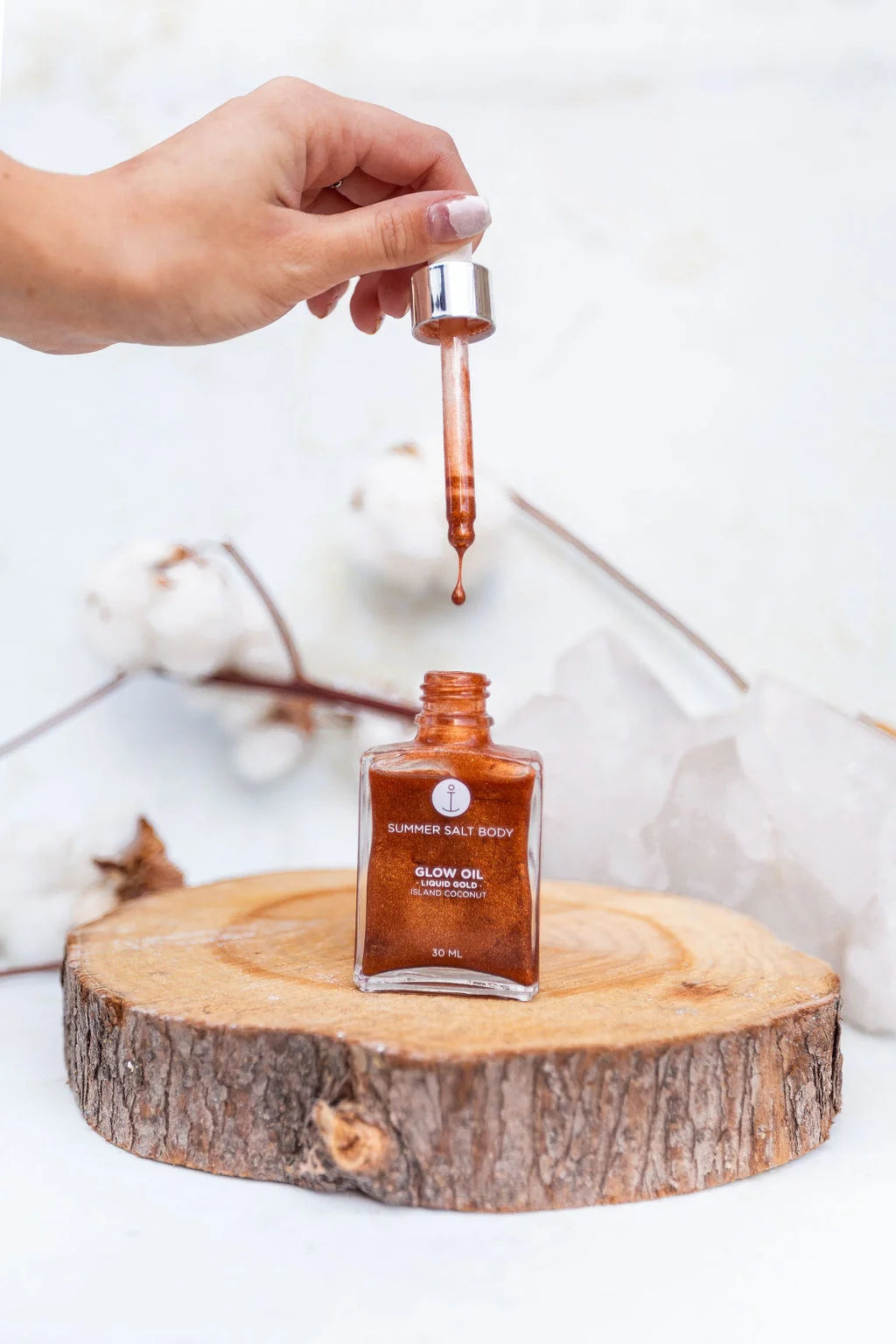 Summer Salt Body Liquid Gold Glow Oil – 30ml