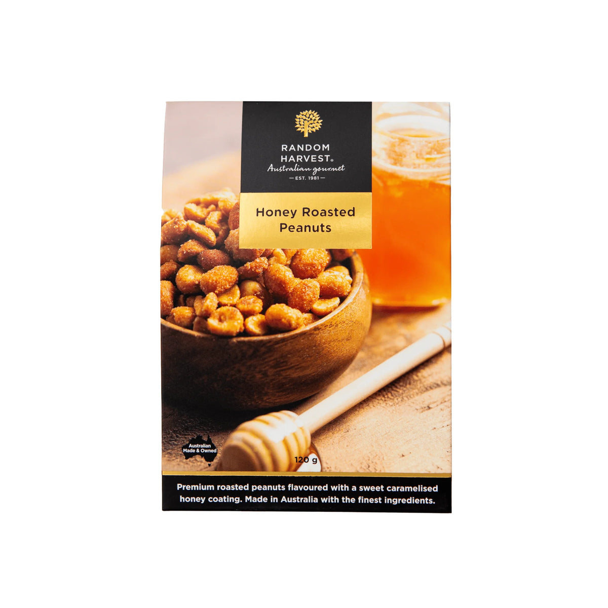 Honey Roasted Peanuts 120g | Random Harvest