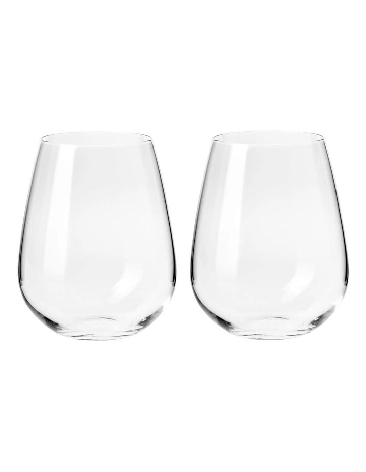 Krosno Duet Stemless Wine Glass 500ml Set of 2