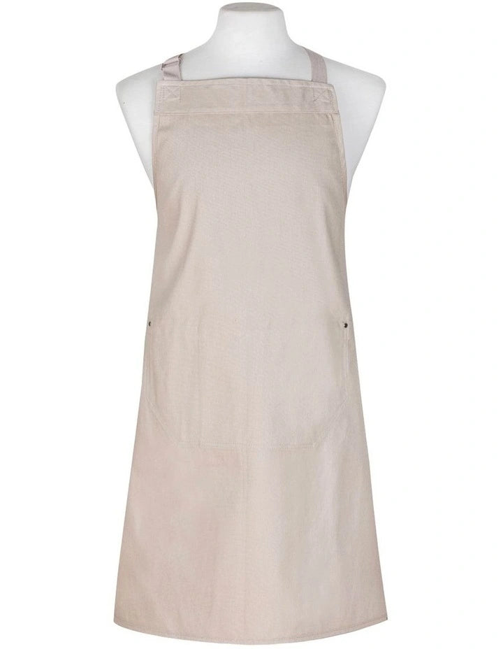 Ladelle Lennox Apron in Stone