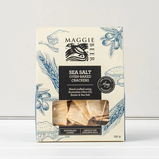Maggie Beer Sea Salt Oven Baked Crackers | 130g