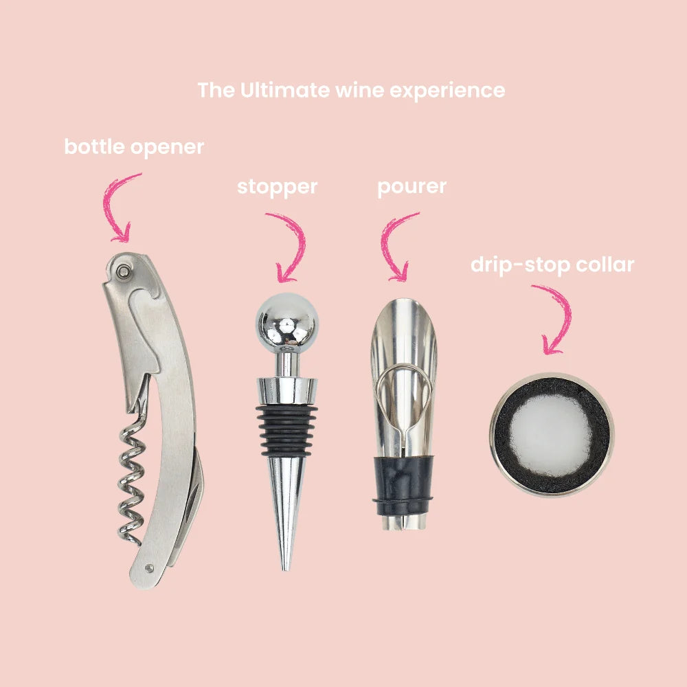Wine Lover’s 4-Piece Gift Set