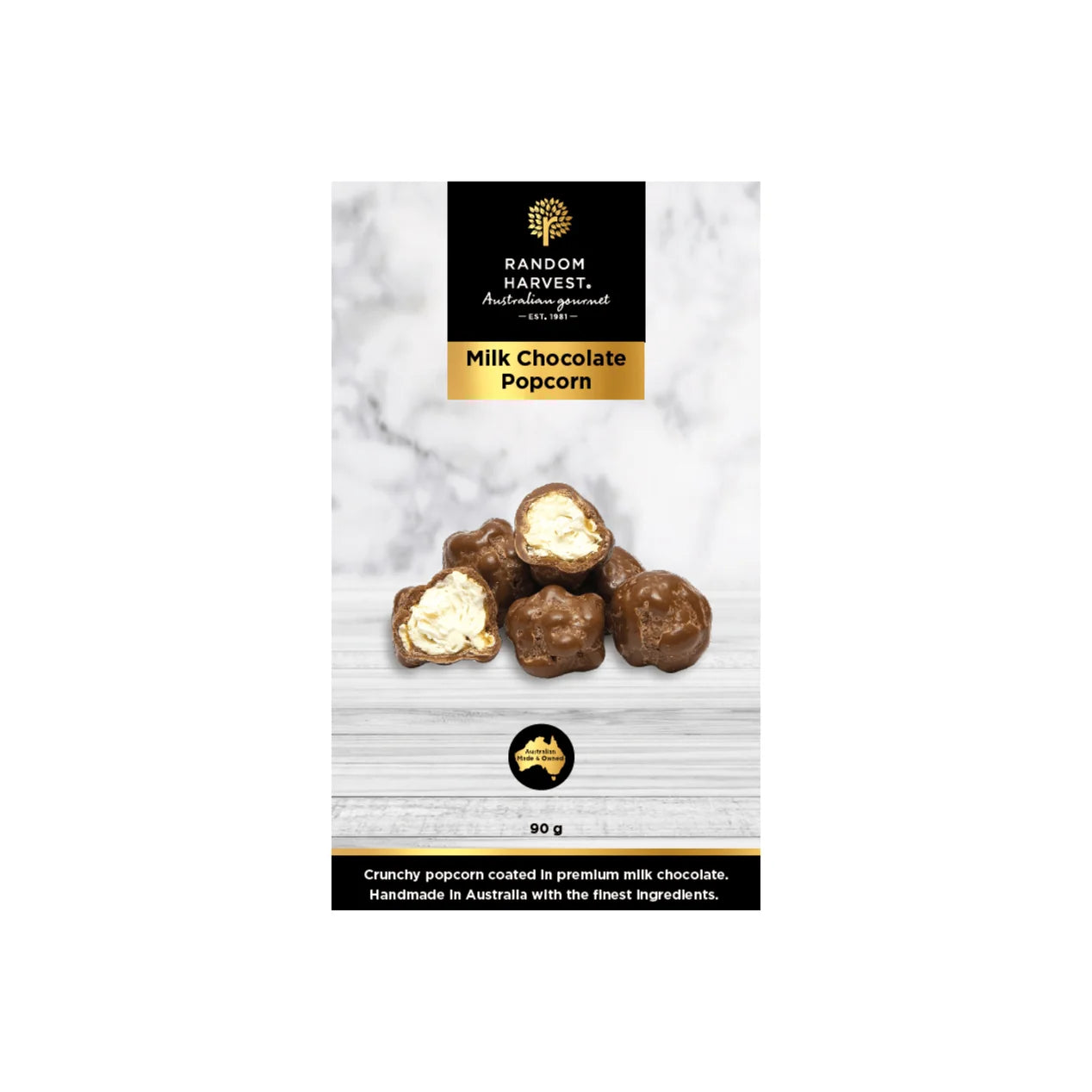 Milk Chocolate Popcorn 90g | Random Harvest