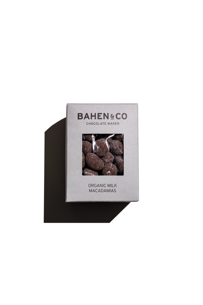 Bahen & Co Milk Chocolate Macadamias | 100g