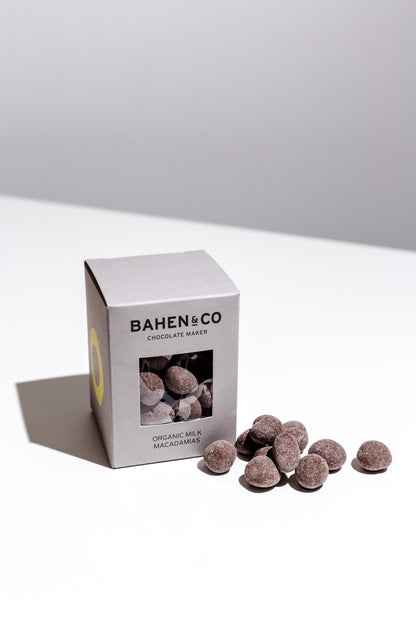 Bahen & Co Milk Chocolate Macadamias | 100g