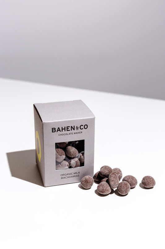 Bahen & Co Milk Chocolate Macadamias | 100g