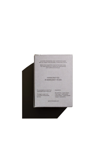Bahen & Co Milk Chocolate Macadamias | 100g