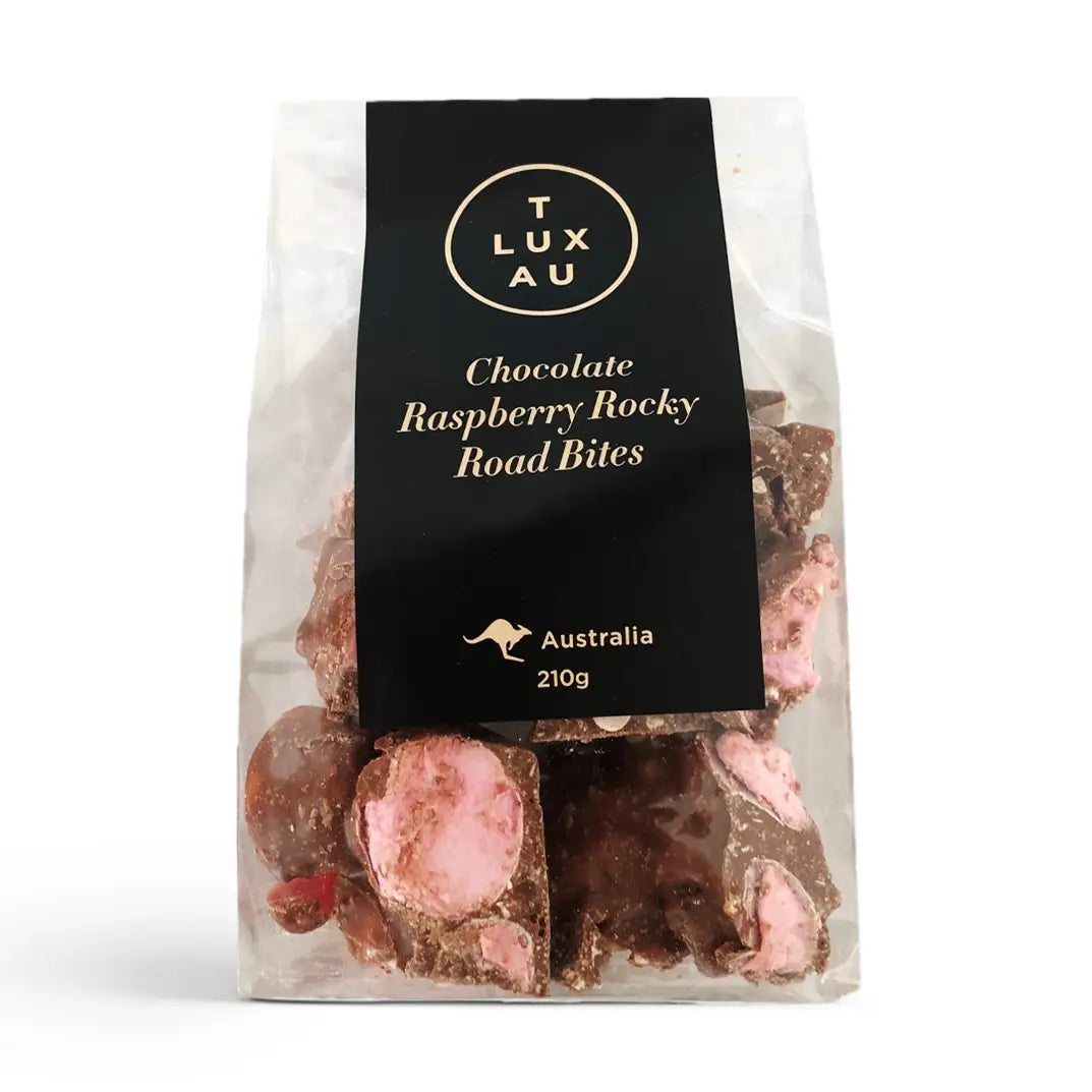 TLUXAU Raspberry Rocky Road – 210g