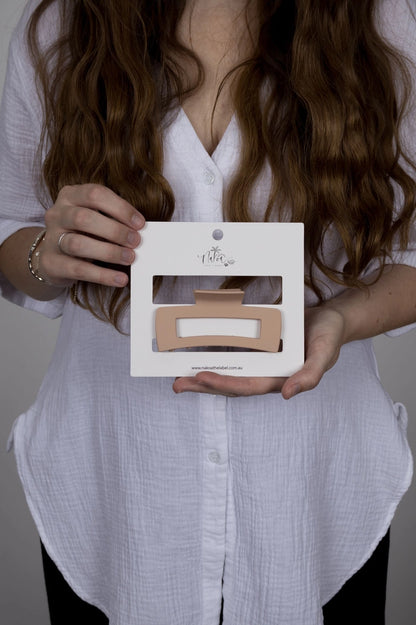 Matte Rectangle Claw Clip