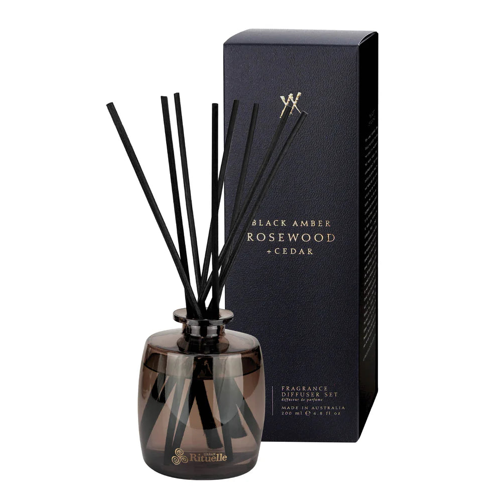 Urban Rituelle  Diffuser 220ml Black Amber, Rosewood & Cedar