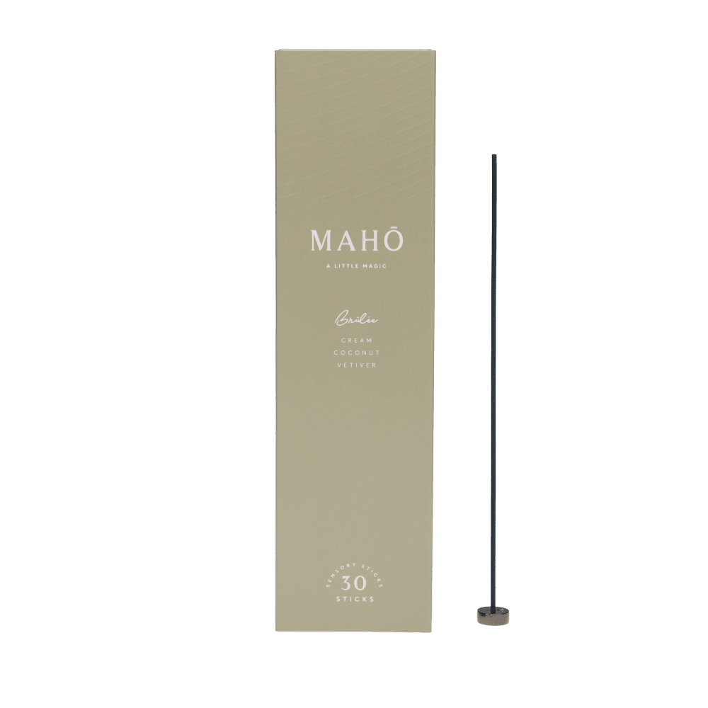Maho Sensory Incense Sticks + Burner Kit – Brûlée